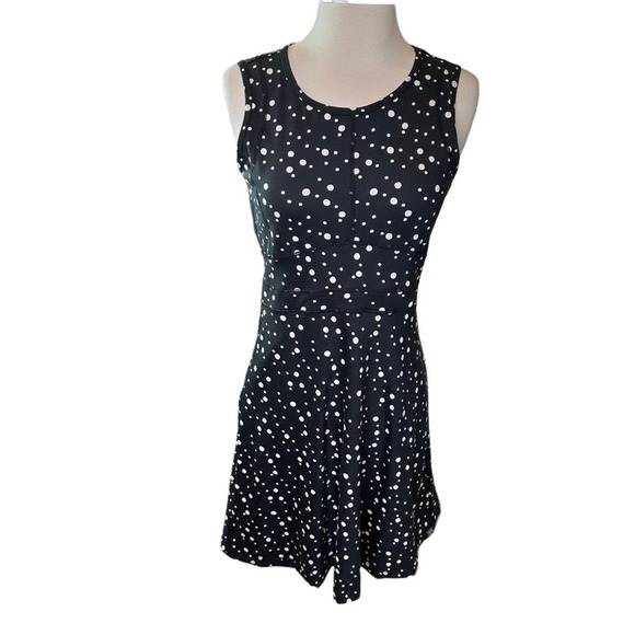 Title Nine Golf Dress Womens Sleeveless Stretch Soft Crew Neck Black Extra Small - Picture 4 of 16